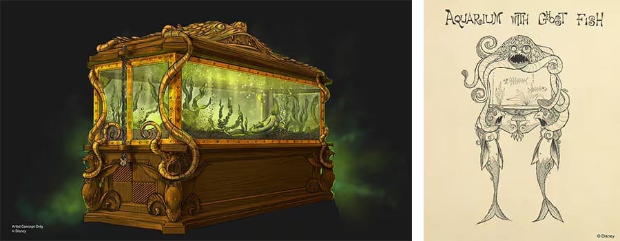 Haunted Mansion Parlor Details