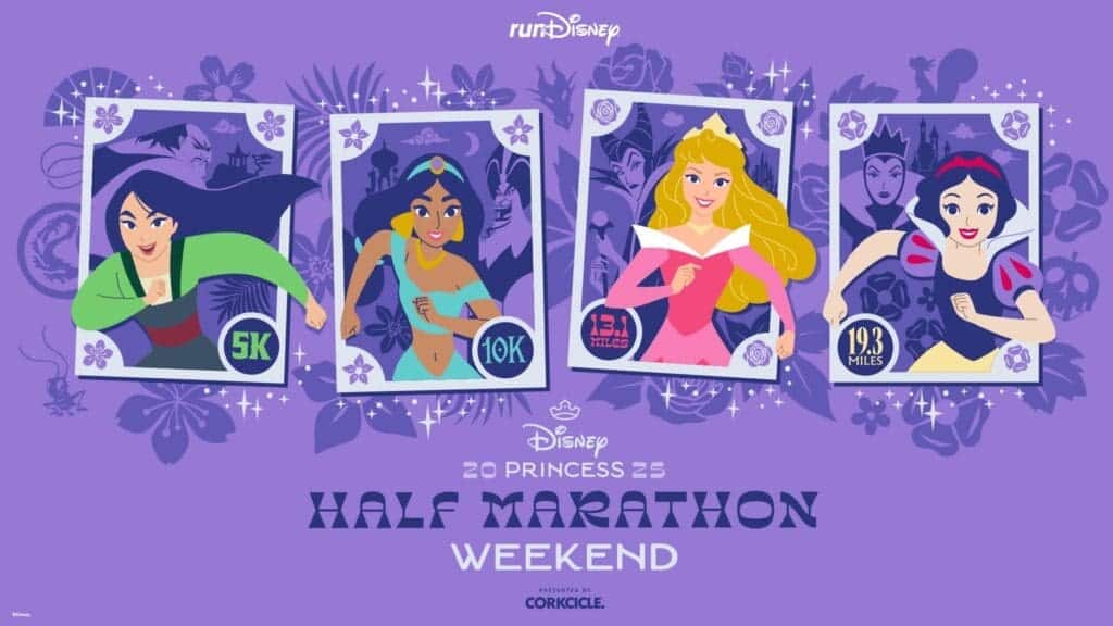 First Look at 2025 Disney Princess Half Marathon Weekend Themes!