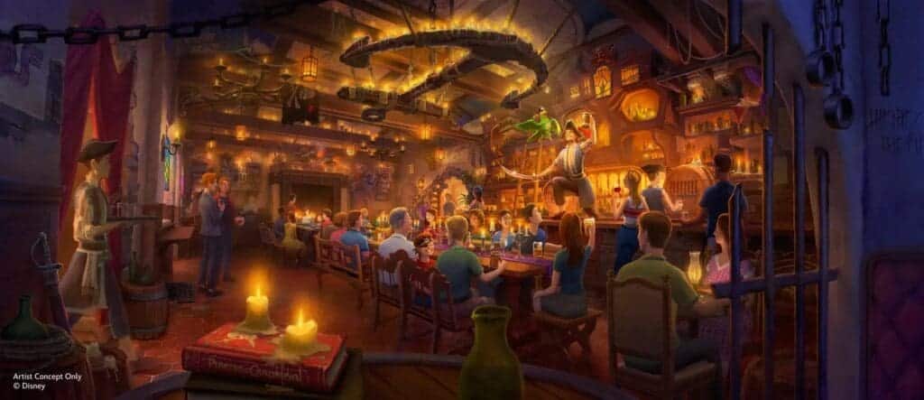 Pirates of the Caribbean Lounge Concept Art