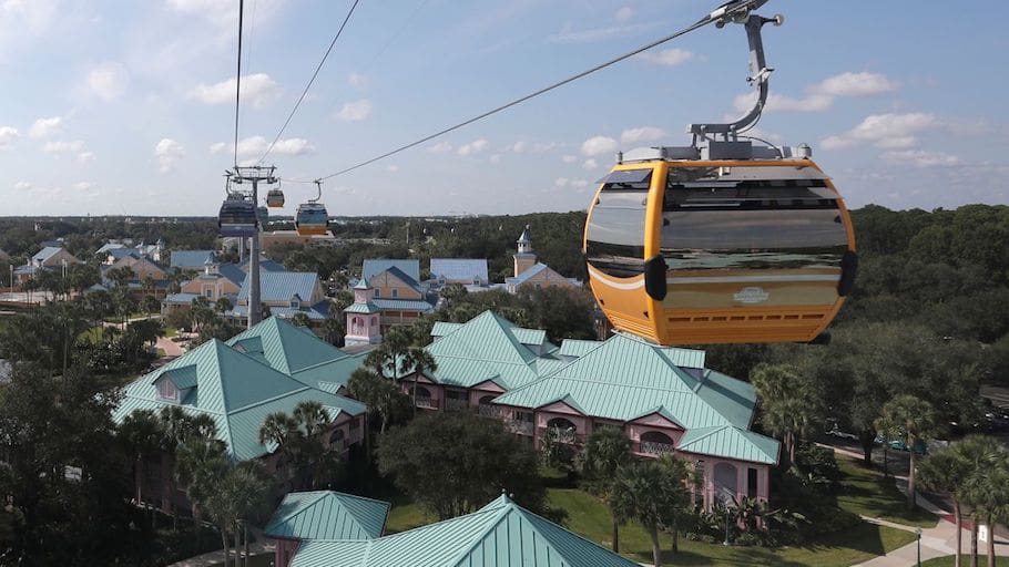 Ride the Disney Skyliner