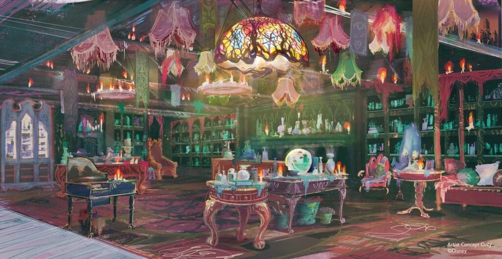 Concept Art of Madame Leota’s