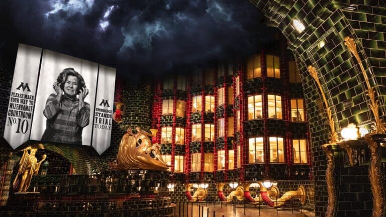 First Look Inside the Ministry of Magic Queue at Universal Epic Universe