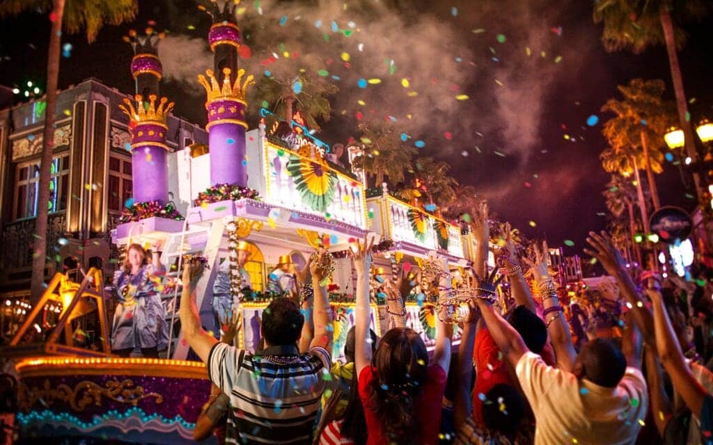 2025 Mardi Gras Float Ride & Dine experience
