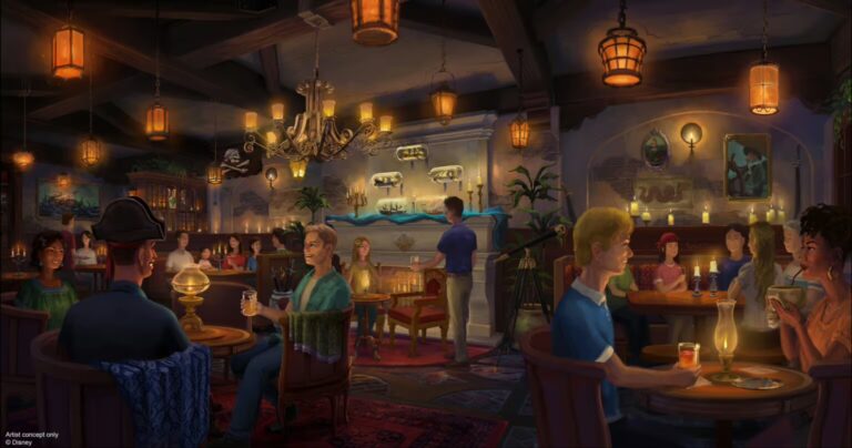 Disney Unveils Concept Art for Magic Kingdom Pirate Lounge at D23 Brazil
