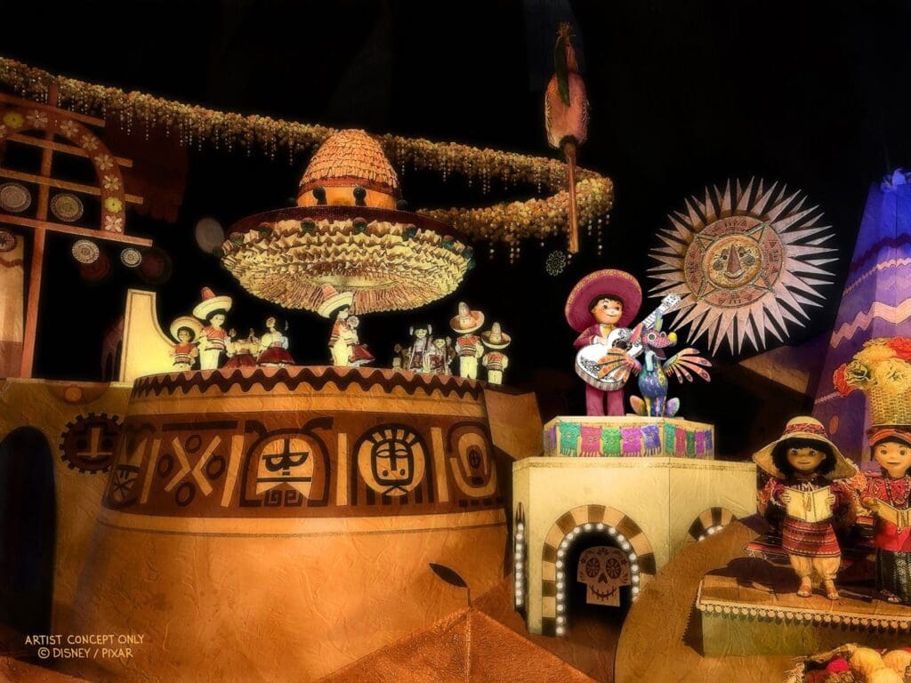 Coco Joins it’s a small world