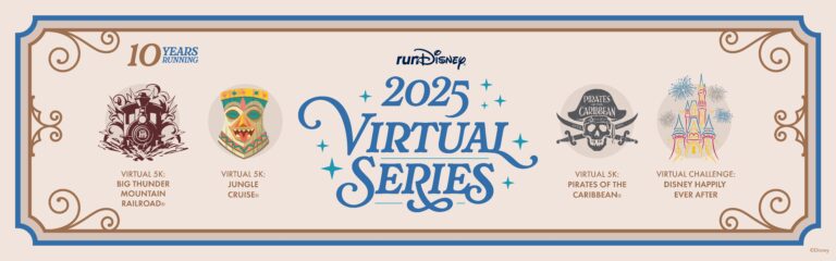 First Look: 2025 runDisney Virtual Series Medals