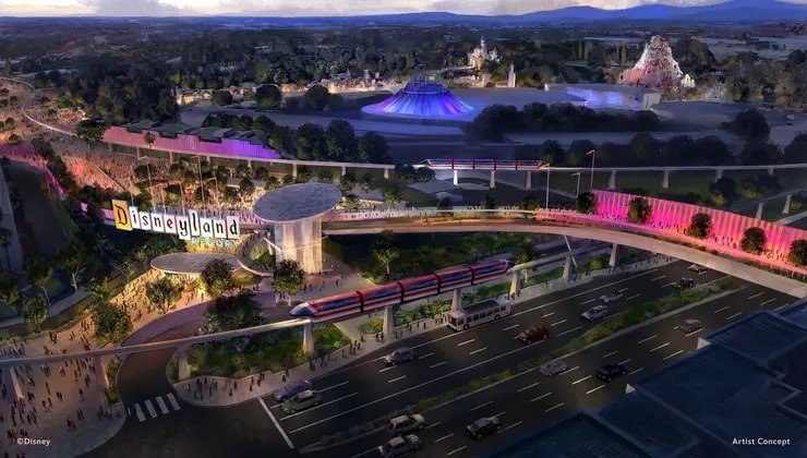 Disneyland 8 Story Parking Garage Permit