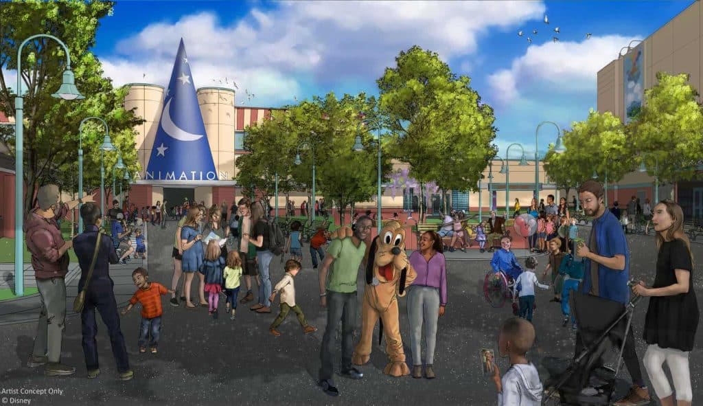 Walt Disney Studios Replacing Animation Courtyard