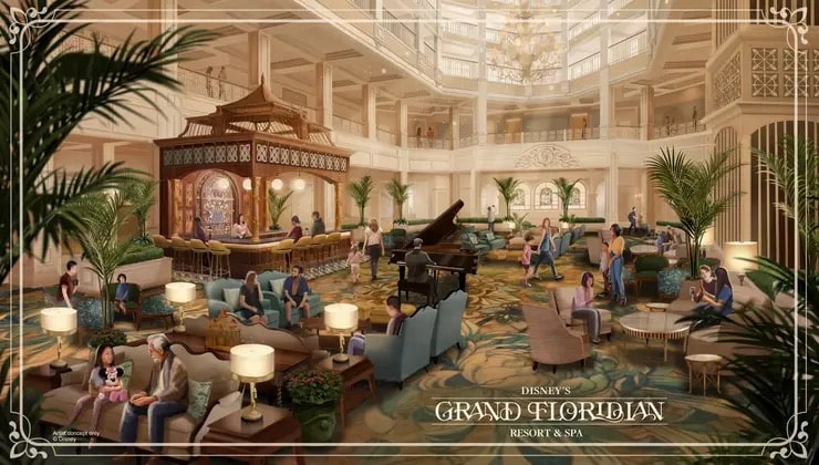 Grand Floridian Lobby Bar Menu