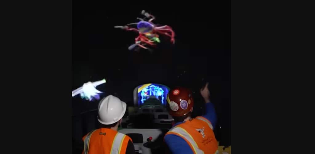 Reimagined Hyperspace Scene in Buzz