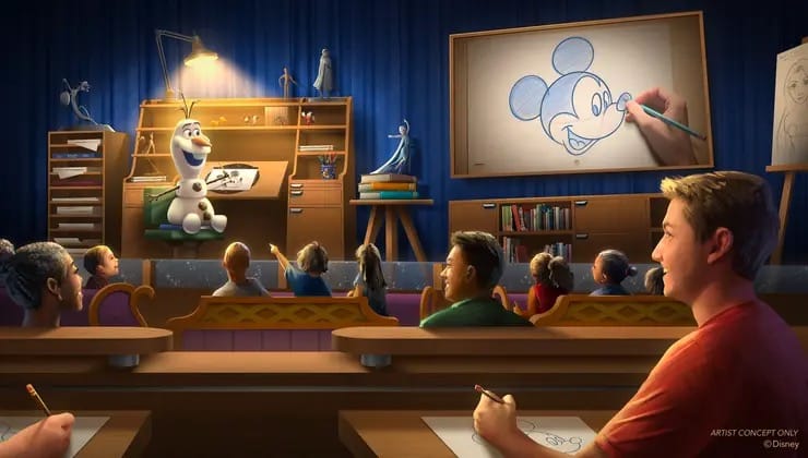 Olaf Audio-Animatronic for New Animation Academy