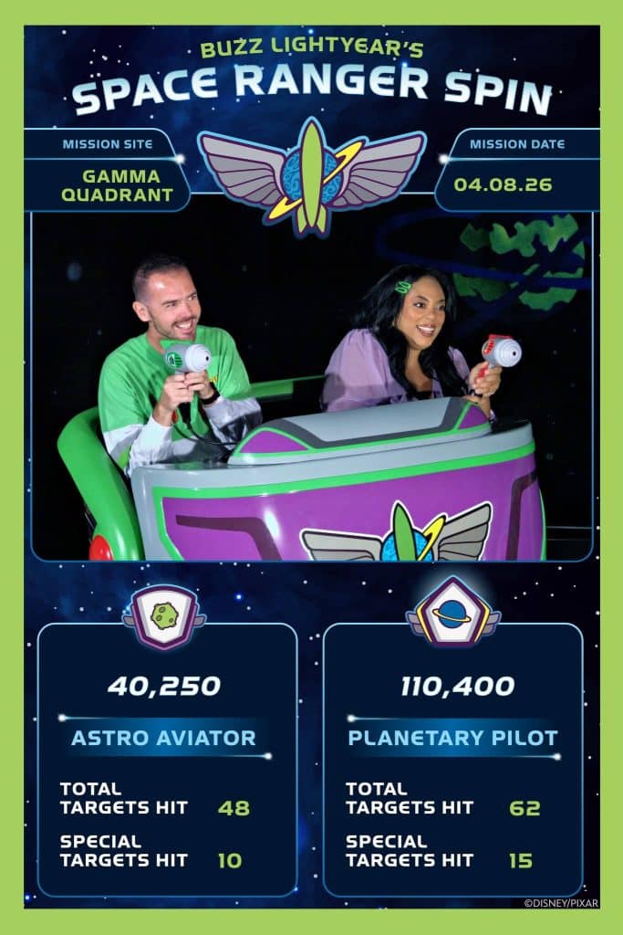 Updated Buzz Lightyear Onride Photo