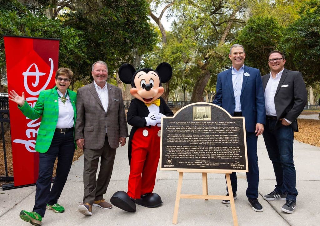 New Plaque Marks Walt Disney Florida Project Announcement Site in Orlando
