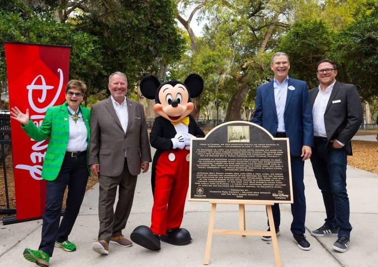 New Plaque Marks Walt Disney Florida Project Announcement Site in Orlando