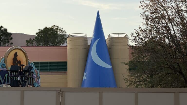 Sorcerer Hat Installed at The Magic of Disney Animation at Hollywood Studios