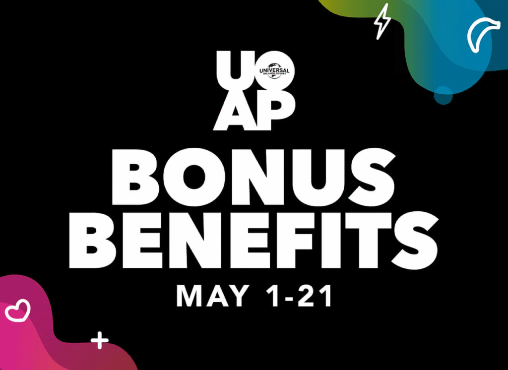 Bonus2026 2026 Universal Orlando Passholder Bonus Benefits