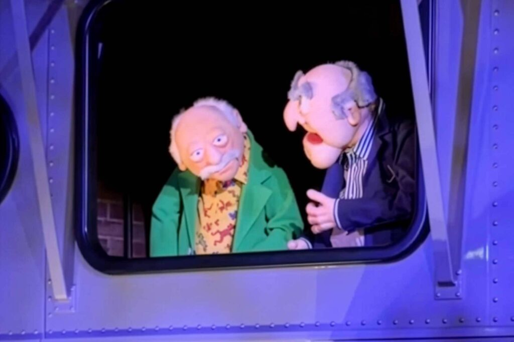 Statler and Waldorf from MuppetVision