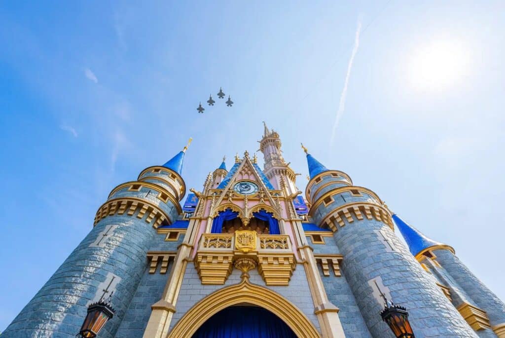 Fly Over Magic Kingdom and EPCOT