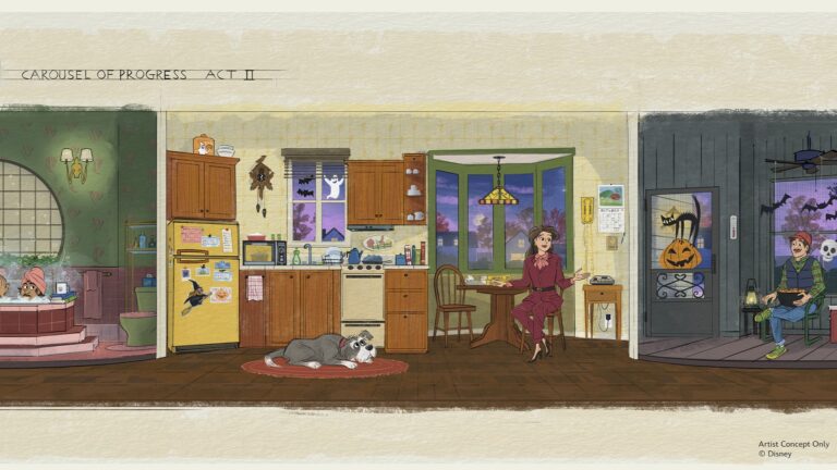 Carousel of Progress 1980s Act 2 concept art