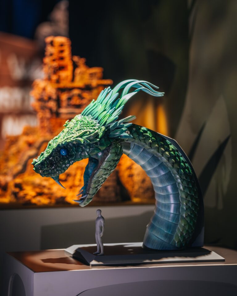 Model of the Tsukan Jade Serpent at D23