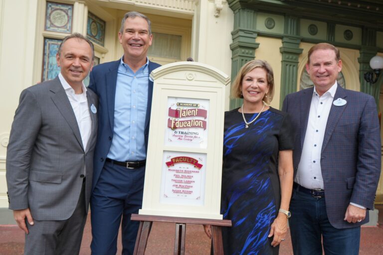 Maribeth Bisienere's Main Street, U.S.A. window dedication