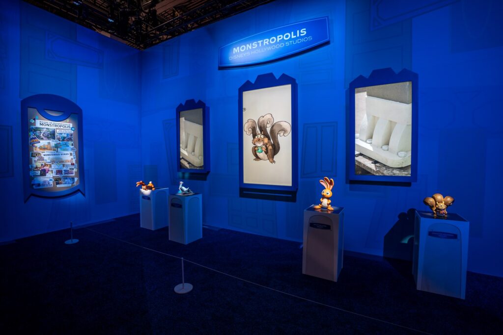 Monstropolis design mood board at D23