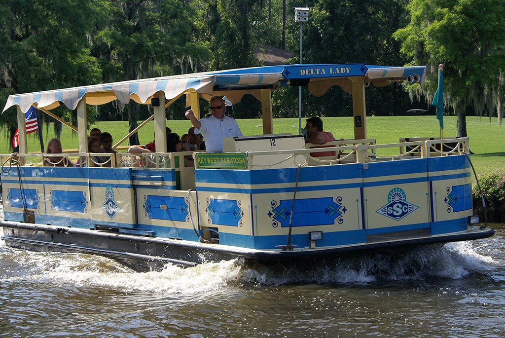 Delta Lady boat on the Sassagoula River Cruise route