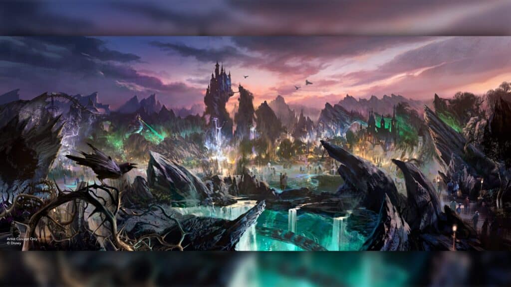 Magic Kingdom Villains Land concept art