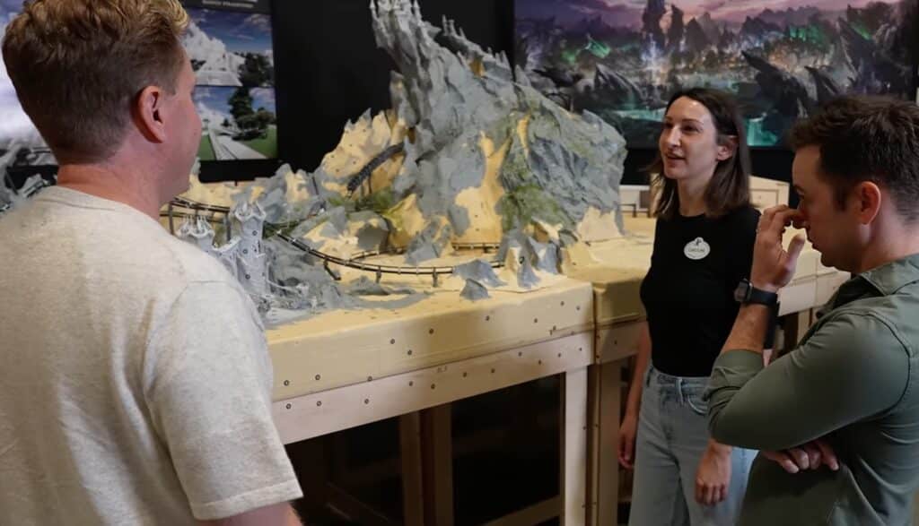 Maleficent coaster concept model first look at Villains Land