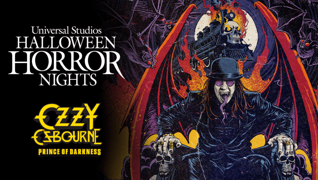Ozzy Osbourne Prince of Darkness haunted house at Halloween Horror Nights