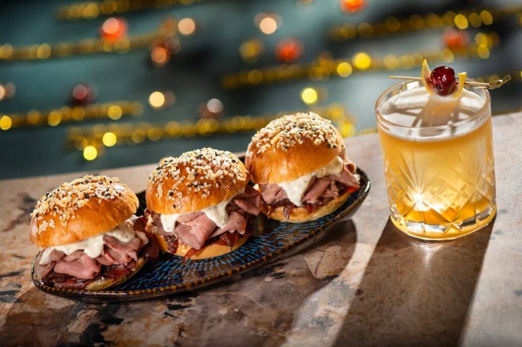 Cocktails at Hurly-Burly on Disney's BoardWalk