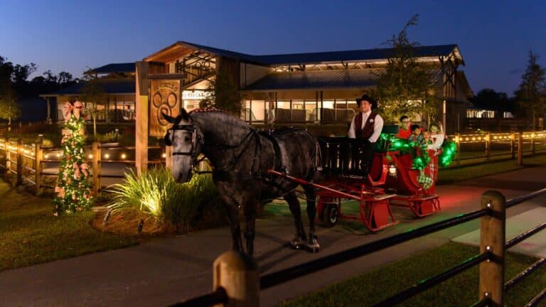 Holiday Sleigh Rides at Disney's Fort Wilderness Resort and Campground