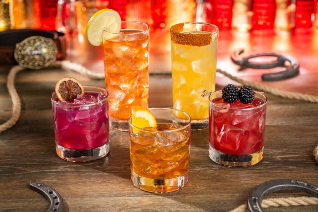 Specialty cocktails at The Diamond Horseshoe